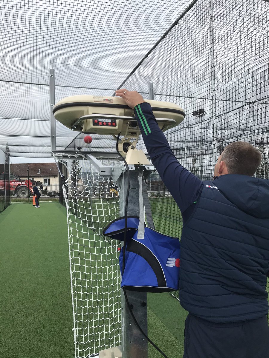 Great to visit the new Waterside Sports facility today with <a href="/NWCricketUnion/">North West Cricket Union</a> to deliver 2 new #BOLA Professional Machines complete with Column Stands and Protection Kits. #Cricket #Community #NorthernIreland