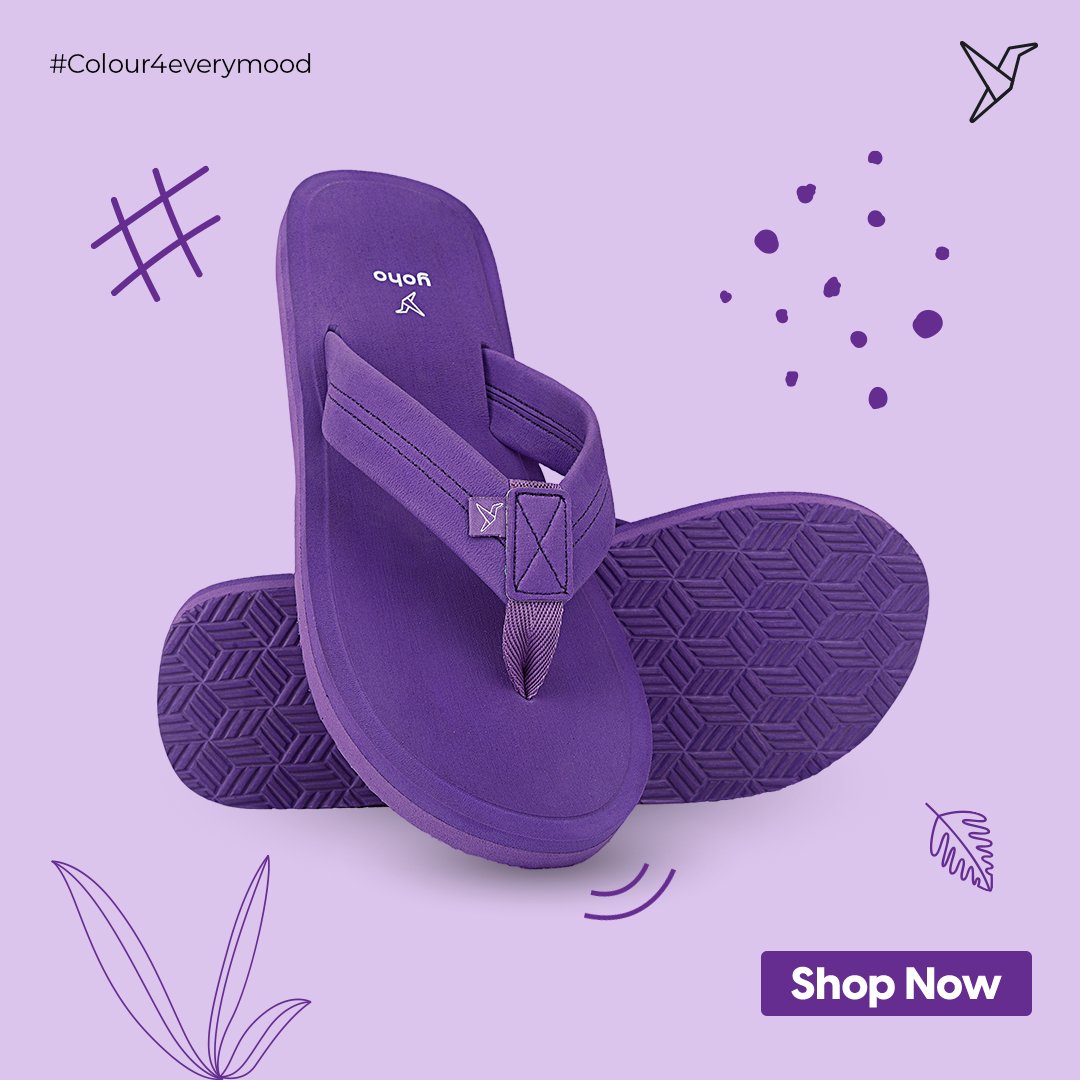 yoholifestyle's tweet photo. Purity of lavender purple for that elegance within.

#yohoslippers. #color4everymood #designedforcomfort #slippers #flipflops #yohoslippers #comfortableslippers #colourfulslippers https://t.co/3TyDtl2BWM
