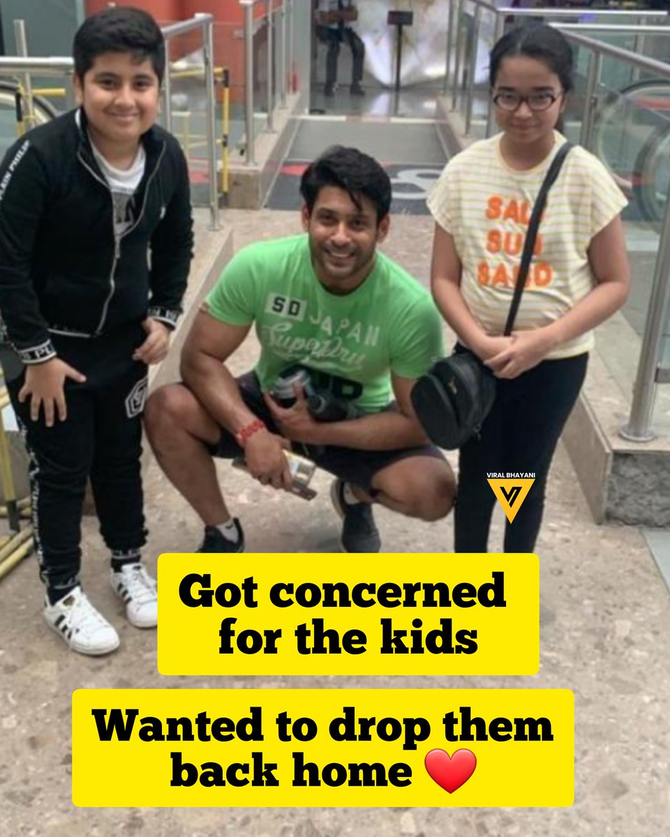 #SidharthShukla was never a pap person He never refused his fans. When little fans would go and meet him, he would get concerned and would check how they would go back home and even offered to drop them. That's how Sid was - genuinely a sweetheart ❤️
