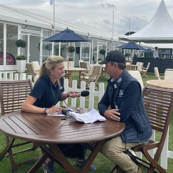 Carl Hester popped down to chat to the #BHTRadio team 📻 @LRBHT_Official #LRBHT22 

If you haven’t already, tune in to 87.7FM or listen online for free here:
burghley-horse.co.uk/bht-radio