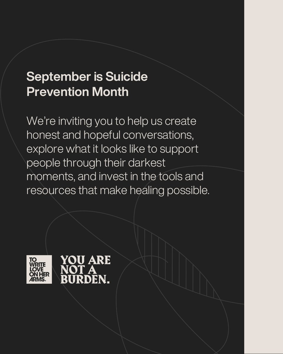 Together we can disrupt the belief that struggling with mental health makes you a burden. Learn more at wrt.lv/3AmXUT8.

#NotABurden #SuicidePreventionMonth