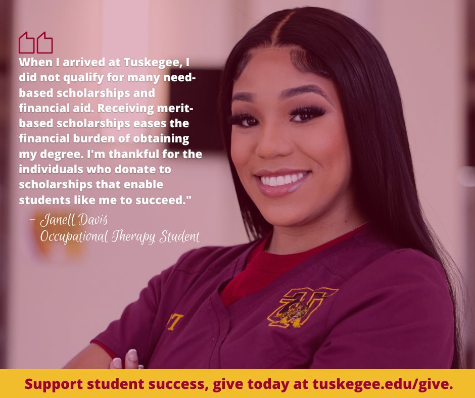 TuskegeeUniv's tweet photo. Support student success, give today at https://t.co/Xfr8tnK1y4.
#Tuskegee #TU #OneTU #HBCU #HBCUGrad #HBCUExcellence #1881Proud #GoldenTigers #TuskegeeProud https://t.co/Q9nxFWqAnZ