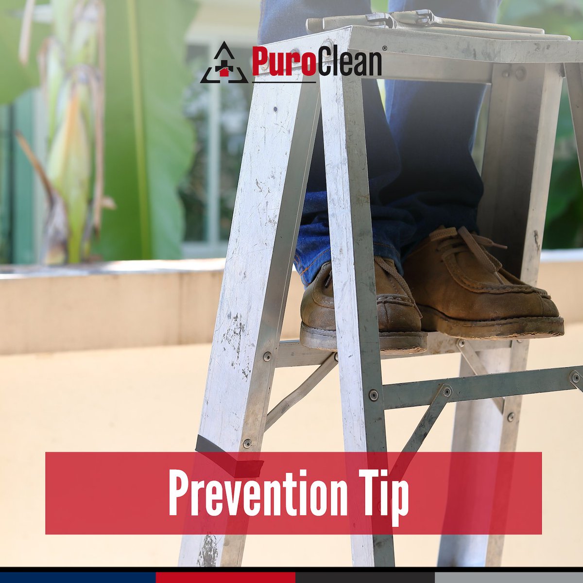 Consider getting a multistory emergency ladder for use in a fire event. Store the ladder in a convenient location, so members of your household can access it when necessary.

#HomeTips #HomeMaintenance #PuroClean