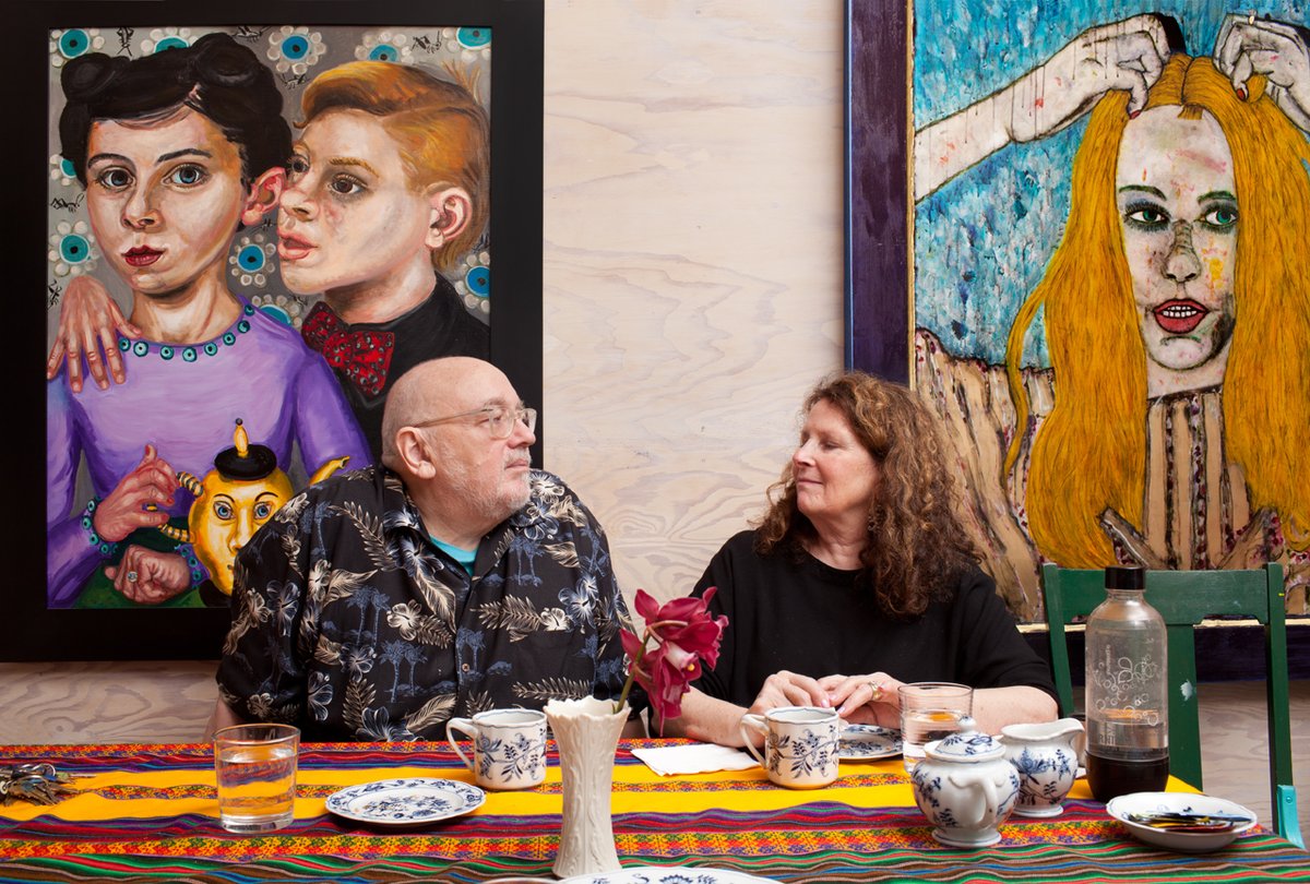 Vondee65's tweet photo. @RussoLeeGallery hosts an exhibit with works by Mary Josephson and late Gregory Grenon in September. The couple spent the final months of Grenon's life painting in Italy. It was a beautiful time. Josephson reflects on her life and career alongside Grenon:
https://t.co/vsegZ43jhX https://t.co/XhNOA96ive