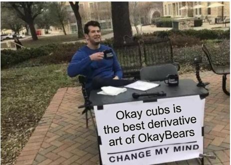 #opensea
#magiceden
#NFT
#Derivative
#CUBS
#OkayCubs
#OkayBears 
#WAGBO
#WAGEH