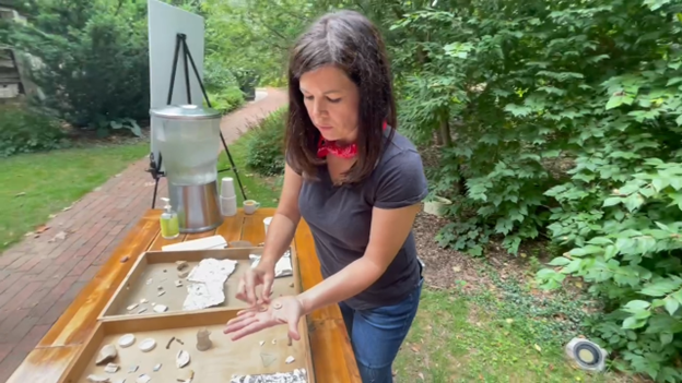 MarylandDOT's tweet photo. MDOT &amp; @MarylandDNR archaeologists, led by Dr. Julie Schablitsky, unearthed artifacts this summer that led them to conclude 2 cabins on the historic Elkridge Furnace site in Howard County likely housed enslaved workers in the 1850s. For more: https://t.co/X5XJWjuTLF. #MDOTexperts https://t.co/yNvc6d77Vy