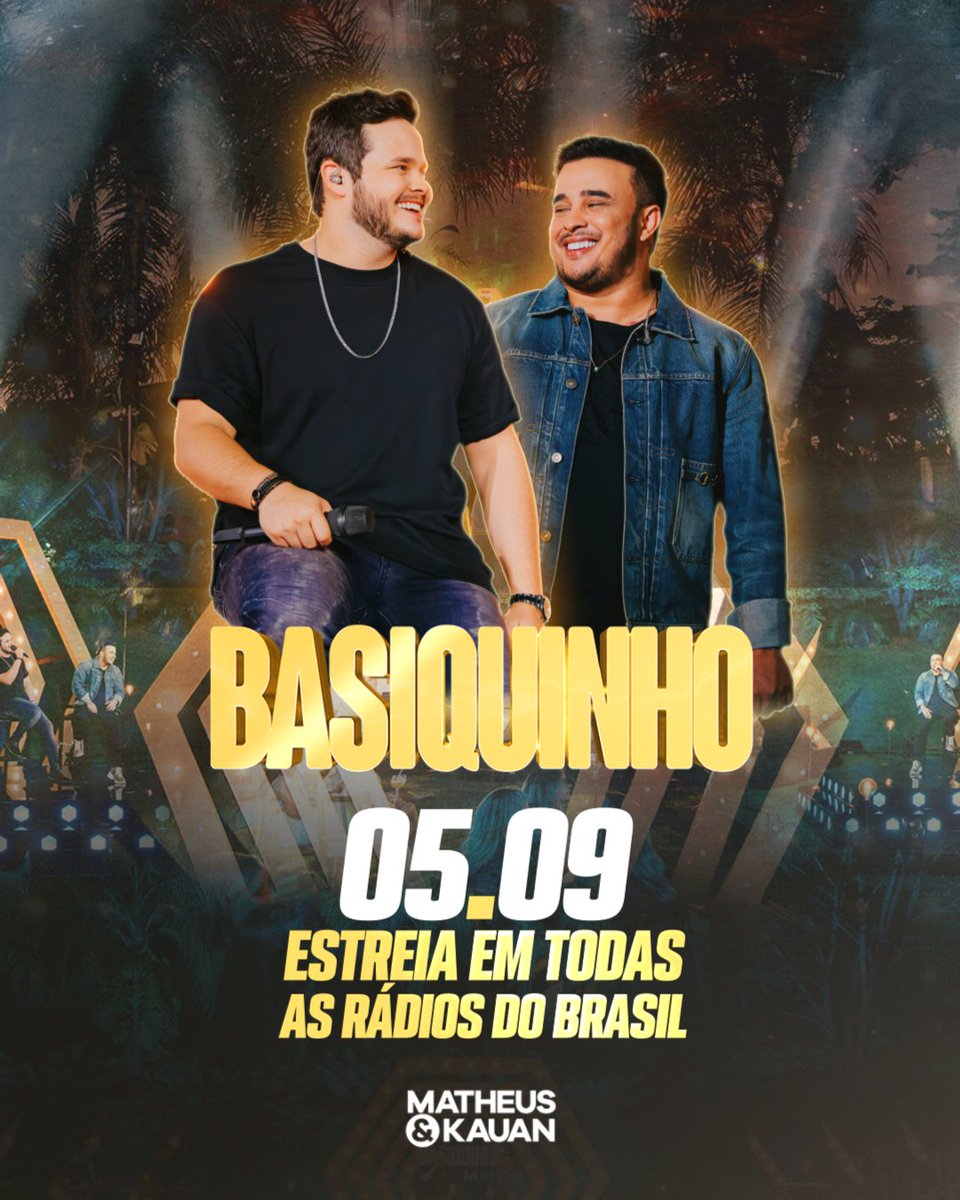 matheusekauan's tweet photo. Estamos chegando nas rádios de todo o país com #Basiquinho! Anota aí, a partir da próxima segunda-feira a música estará disponível! https://t.co/H2FYrK5gHZ