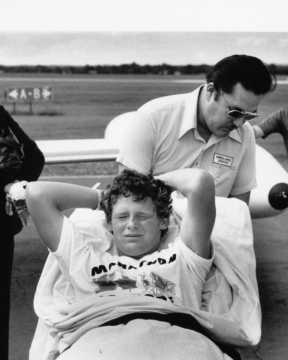 #OnThisDay – September 2, 1980 –Thunder Bay, ON 
 
“I’ve got cancer in my lungs. We have to go home and do more treatments. But all I can say is that if there is any way I can get out there and finish, I will.”

Terry didn't quit and neither will we. 

run.terryfox.ca