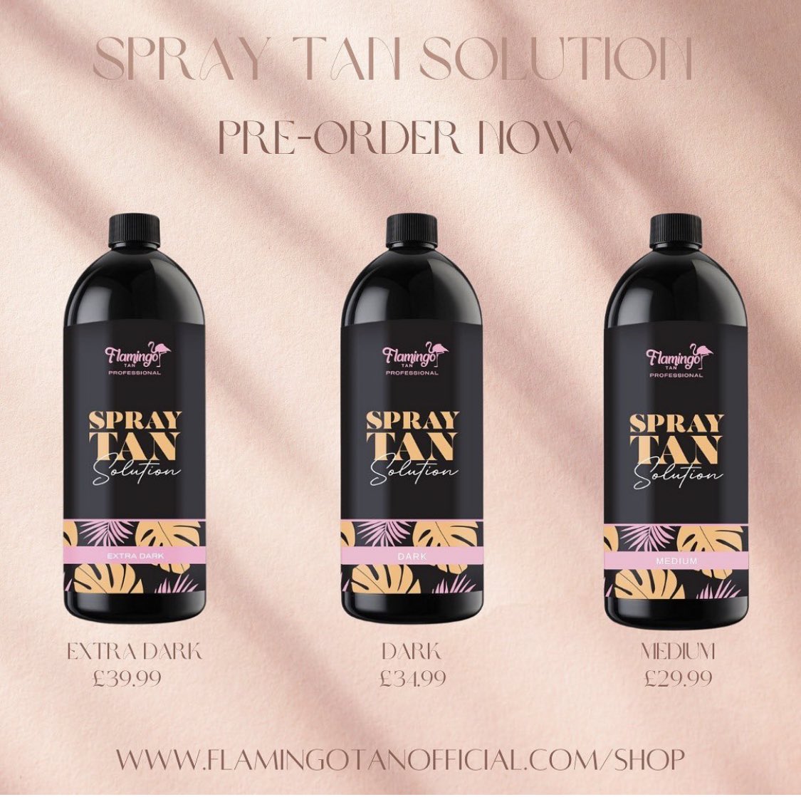 The spray tan solution every #spraytantechnician needs 💫 
<a href="/flamingotan_/">flamingotanofficial</a>