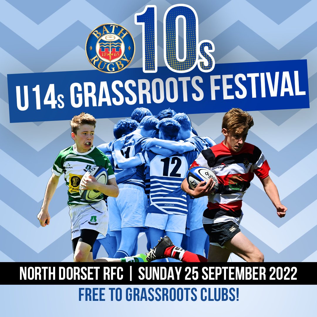 Calling all grassroots clubs, make sure you sign up for our 𝙁𝙍𝙀𝙀 Community 10s festival taking place Sunday 25 September. 📍 | @NorthDorsetRFC 📅 | Deadline to sign up is Monday 12 September 💻 | Register your interest here 👉 bit.ly/3CStcmM