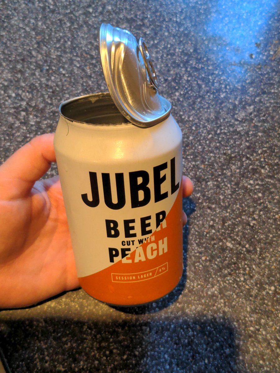 _BeckJE's tweet photo. @sainsburys I bought some Jubel peach lager at the weekend which has been sat in the kitchen and just started exploding ☹️ is there a recall notice I've missed? https://t.co/Ox1eFRL7uf