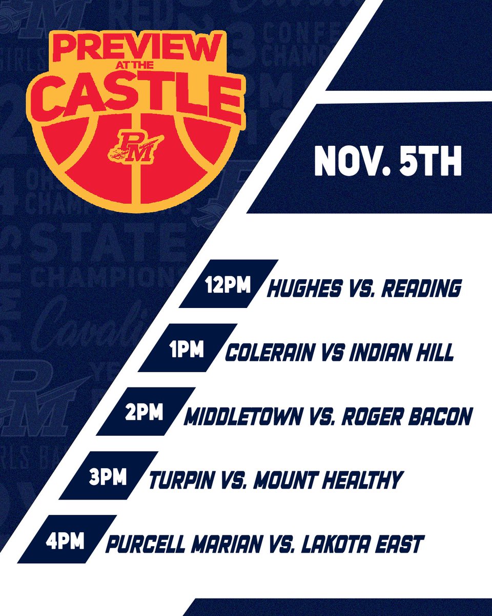 Is it basketball season yet? ⏳🏀

The Lady Cavaliers will be hosting a preseason “Preview at The Castle” on Nov. 5th! Mark your calendars, you won’t want to miss this 🗓

#Together #OnwardCavs #DWWD #TEACH