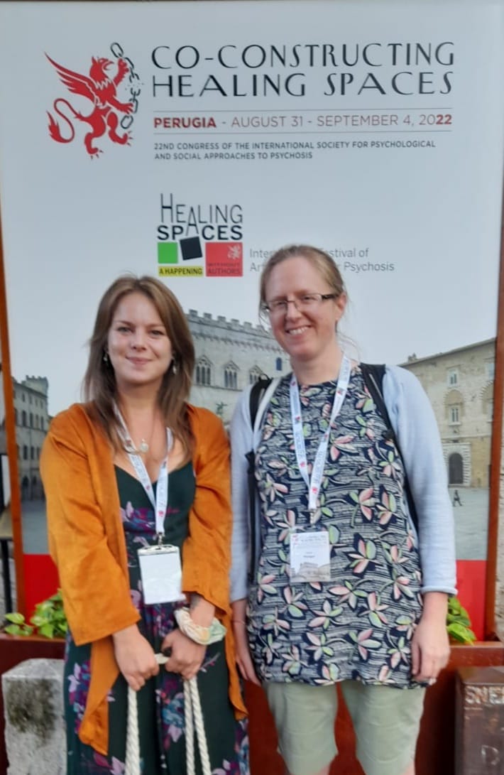 Great second day with <a href="/LucyLothlorien/">Lucy Morgan</a> at @ISPS_NT Co-constructing Healing Spaces in Perugia learning from the top pioneers of mental health research and practice today. So lovely to meet our <a href="/ISPSUK/">ISPSUK</a> colleagues too #ispsinternational #ispsperugia #mentalhealth #psychosis #Perugia