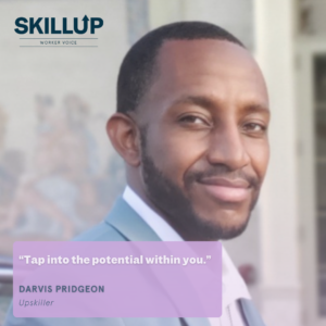 Darvis learned how to break into tech with the support of SkillUp. Learn how he leveraged our coaching to learn tactics to break into his dream career. Learn more here: hubs.la/Q01ltTCH0