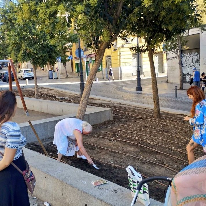 lamufla's tweet photo. Hay imágenes alentadoras... Esta mañana el Ayuntamiento de Madrid ha arrasado el huerto vecinal de la plaza de Lavapiés y los vecinos se han puesto enseguida manos a la obra para recuperarlo. Te lo cuento en @somos_lavapies https://t.co/tyx1L9GTIo
(la foto es de @Eviwey1) https://t.co/YEGjOixzlr