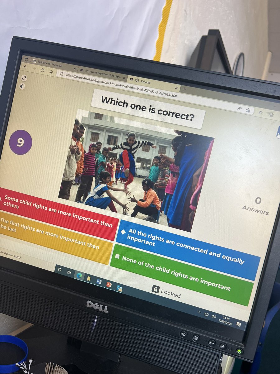 MissMcKayNPS's tweet photo. Discussing and participating in a Kahoot! Quiz all about our rights as children. Ask us at home what we have the right to 😊 https://t.co/KZ3vIcHtzV