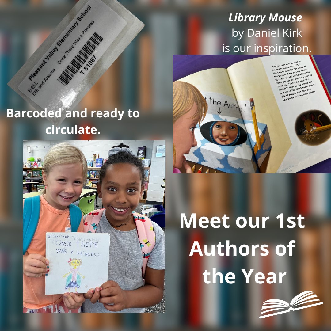 margojantzi's tweet photo. #YoungAuthors #DanielKirk #LibraryMouse #StudentMotivation #ElementaryLibrary #SchoolLibrary @PVESLearns https://t.co/kQ988BXxUu