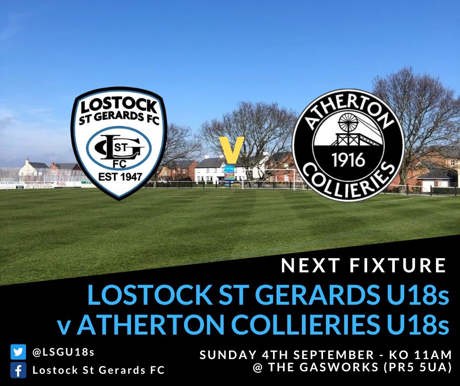 LSGFC's tweet photo. ⚫️⚪️🔵 LSGFC FIXTURES ⚫️⚪️🔵

Plenty of action this weekend for Gerards. 1st team are away to @crooklandsfc , our reserves are at home to @PoultonFC res. Then on Sunday we have our U18’s in the morning &amp; the ladies make history with LSGFC’s 1st womens competitive game at 2pm. ⚽️ https://t.co/xmb123Uhyf