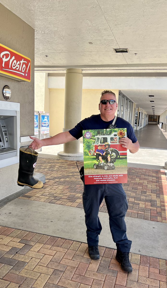 PBCFR's tweet photo. Thank you #PBCFR #Station37 #Station20 #Station52 ! The #MDABootDrive is back! #BootisBack Local Publix stores all weekend ! @PBCFirefighters https://t.co/CXhVLKdaMT