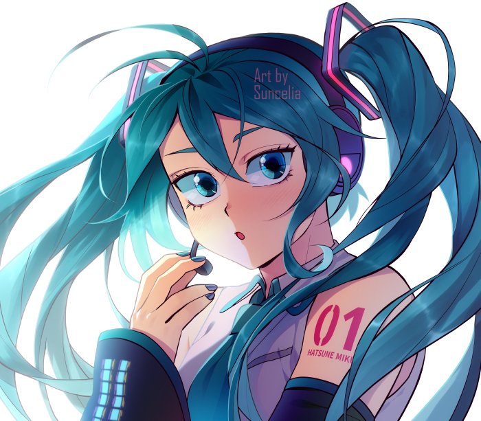 初音ミク 「Miku ;) 」|Sunceliaのイラスト