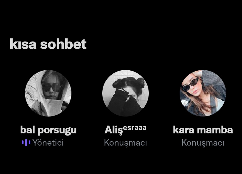 Bu üçlü sohbet odalarının vazgeçilmezi @ewllff @oshitmia