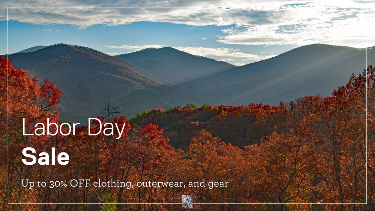 Get ready for Fall with the Labor Day Sale! Save up to 30% on select clothing, outerwear, and gear from your favorite brands like The North Face, Columbia, Outdoor Research, Marmot, Mountain Hardwear, and more.  Shop Now: ruggedoutdoors.com/pages/deals