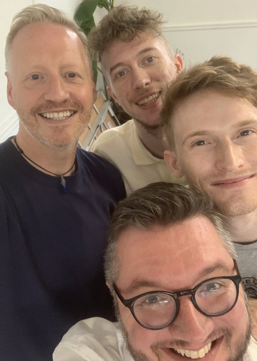 The boys are back in the rehearsal room! The 🏳️‍🌈 cabaret show, ‘Let’s All Be Fairies!’ Is on for two nights only <a href="/TheEdgeMcr/">The Edge</a> 16th, 17th of Feb! Find your inner Pansy!