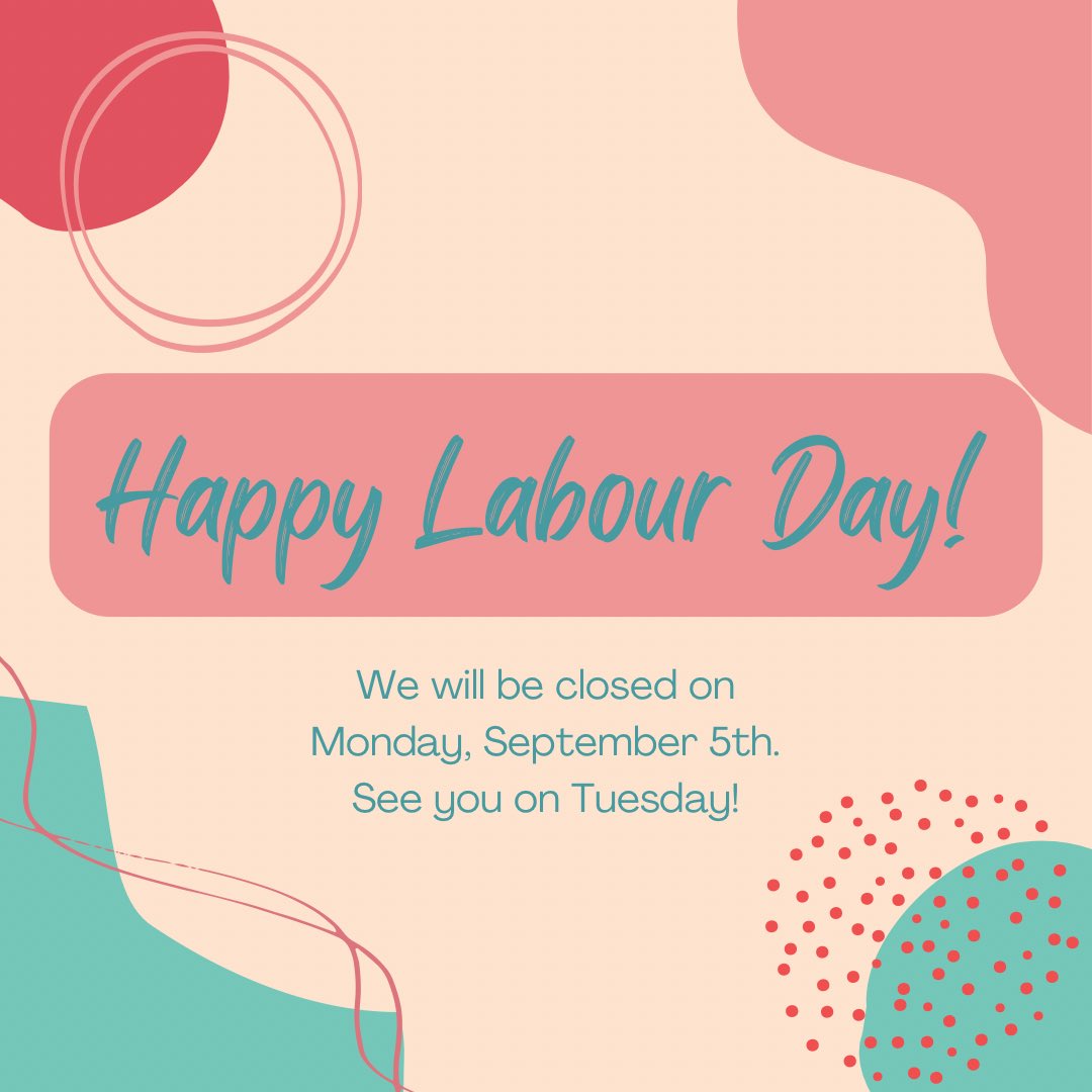 Happy final long weekend of the summer! ☀️

#longweekend #labourday #holidaymonday