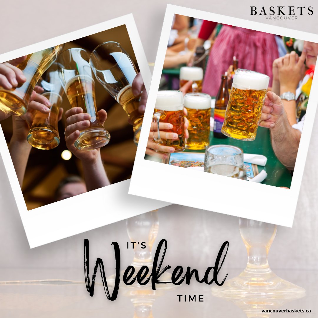 BasketVancouver's tweet photo. Happy Weekend! Wishing you a weekend full of love and laughter!π₯
.
.
#happyweekend #weekend #friyay #drinks #winegiftbaskets #beergiftbaskets #liquorgiftbaskets #champagne #liquor #chocolategiftbaskets #vancouverdrinks #vancouverflorists #vancouver #vancouvercity #canada https://t.co/38f6zhMR6g