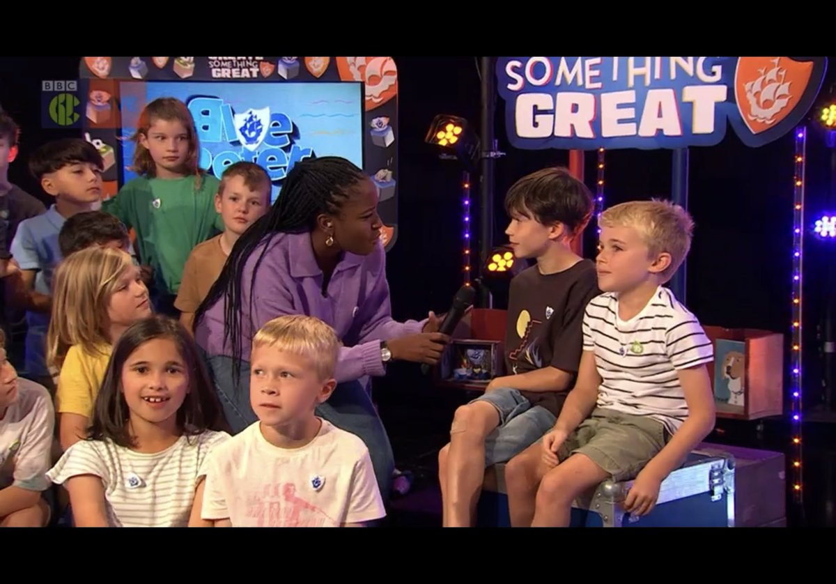 Spot anyone you know on Blue Peter this afternoon ⁦<a href="/StMarysMossSide/">St Mary's PS Moss Side</a>⁩?