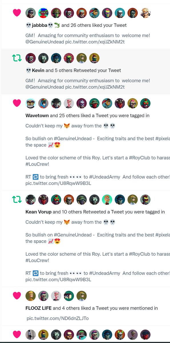 0xRobertDog's tweet photo. @GenuineUndead This is what reason I love our community! You can see how many people like and follow me just in one day! https://t.co/5DDfXX8jJQ