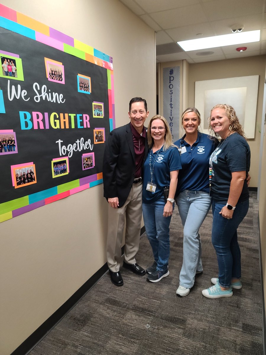 sta_beck's tweet photo. So thankful for the leadership of @11greenwave His positivity brightened our day!! @shenna_aucoin @WarnerCFISD https://t.co/AQs6uAeDLv