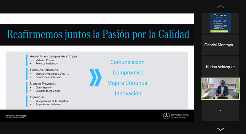 NacionTransporT's tweet photo. #OnetoFew con Victor Segura, Director de #Calidad de #MercedesBenzAutobuses ¿Cómo reconocer la calidad del #producto? #Inspección #Prevención #Certificaciones #EstrategiadeCalidad 22-25 Calidad 4.0 #Tecnología #Interquality #PasiónPorLaCalidad @MBenzBusesMx #nacióntransporte https://t.co/fYqUyt68yq
