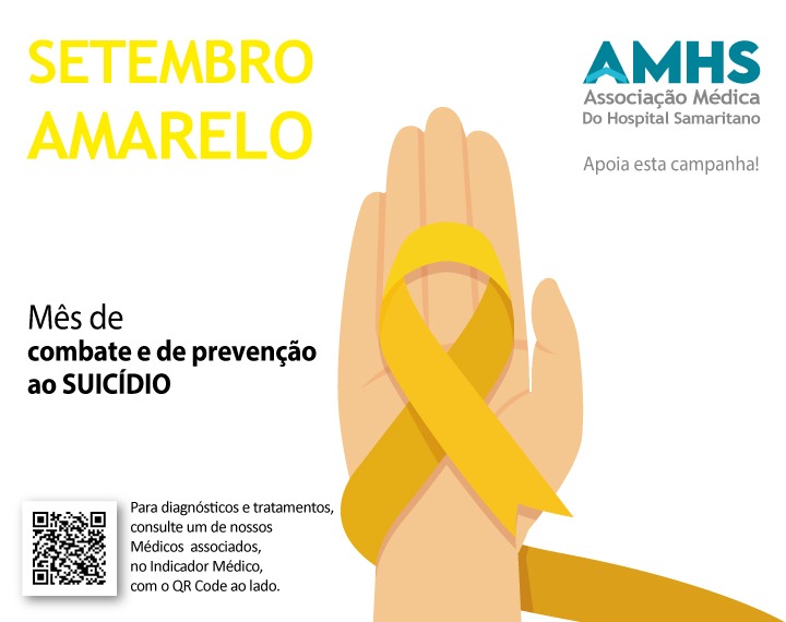 AssocSamaritano's tweet photo. Desde 2014, a Associação Brasileira de Psiquiatria – ABP, em parceria com o Conselho Federal de Medicina – CFM, organiza, em território nacional, o Setembro Amarelo®. O dia 10 deste mês é, oficialmente, o Dia Mundial de Prevenção ao Suicídio 

Fonte: https://t.co/t5zafSxjmN https://t.co/M5SLE8IOR6