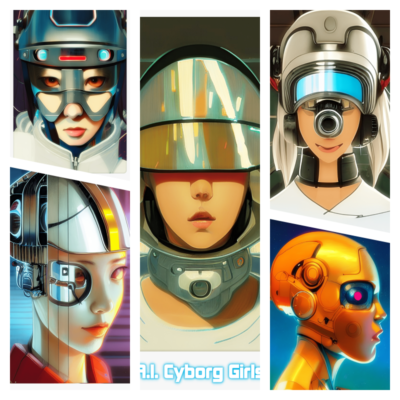 AICyborgGirls's tweet photo. A.I Cyborg Girls - Check out this collection on CryptoWrap https://t.co/aWR3Z0M590 via #NFT_artist #NFT_Collector #Digital_Artist #NFT_Promoter #NFT_creater #Designer #NFTGiveaway  #NFTJapan #NFTJPN https://t.co/o0Mr9tTPH7