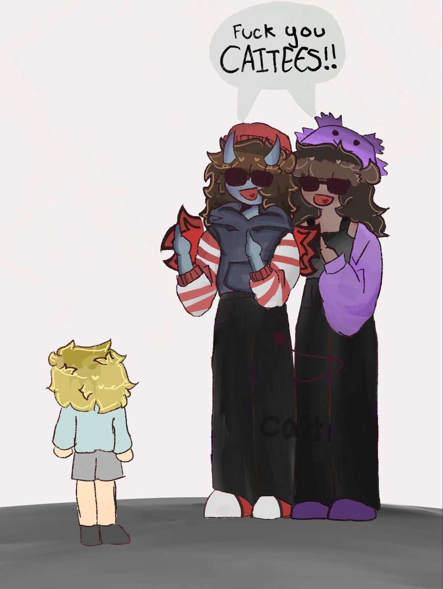 thatonemush's tweet photo. FUCK YOU CAITEES!!!!!! (i just thought they would say that)
#aimsey #aimseyfanart #darkeyebrows #darkeyebrowsfanart #caitees #caiteesfanart https://t.co/ASvmo4sM9W