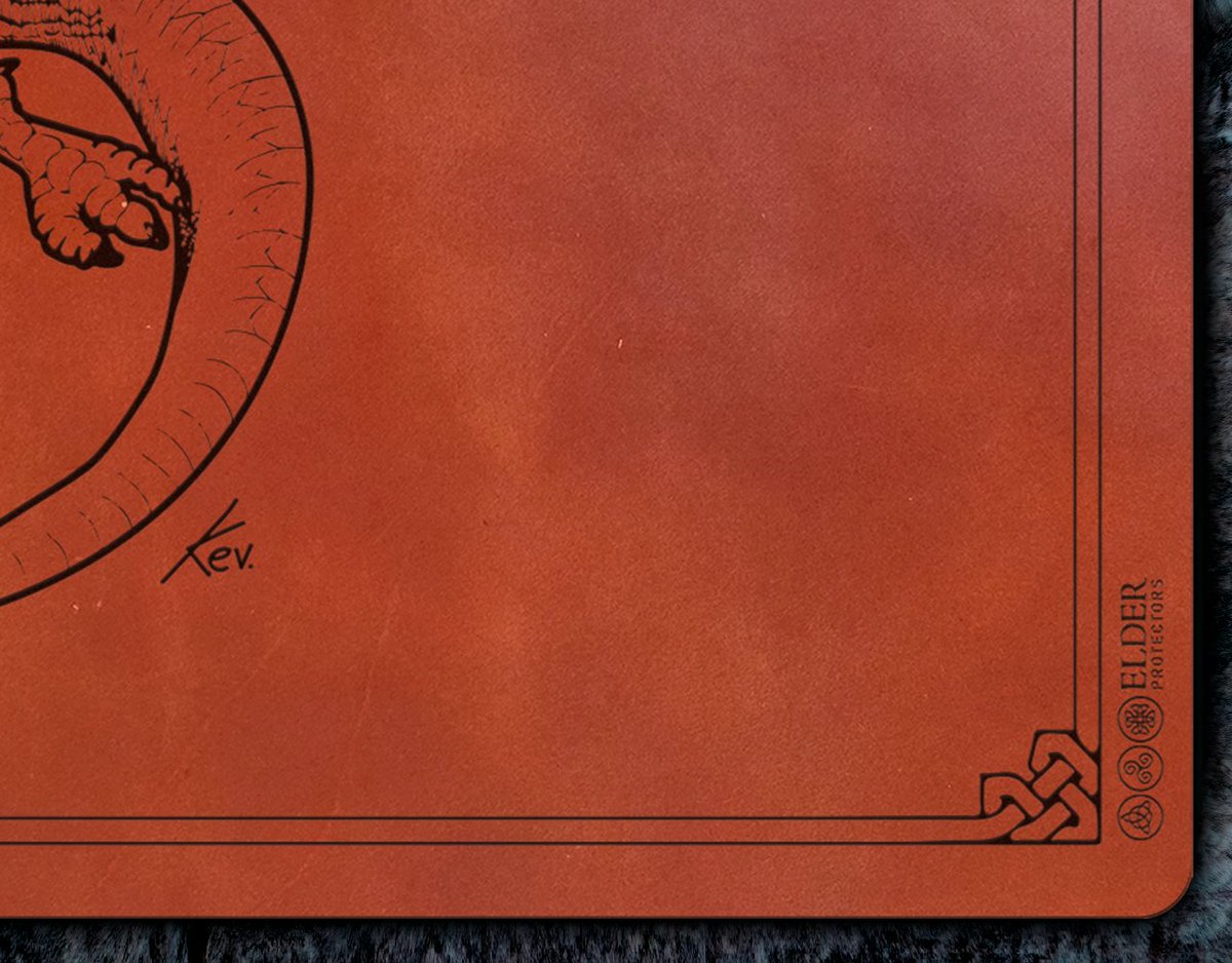 Leather Playmat Elder Protectors TCG Playmat Chinese Dragon Design agrohort.ipb.ac.id