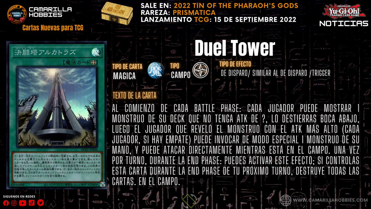 CamarillaH's tweet photo. Aqui les dejamos las cartas nuevas y exclusivas del #megatin 2022 Tin of the Pharaoh's Gods #yugioh #spoiler #noticias #tcg #yugiohtcg Parte 1 https://t.co/i30IFmsSZ5