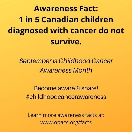 OpaccOrg's tweet photo. #childhoodcancerawareness #ChildhoodCancerAwarenessMonth #opacc https://t.co/bRHdzJrtro