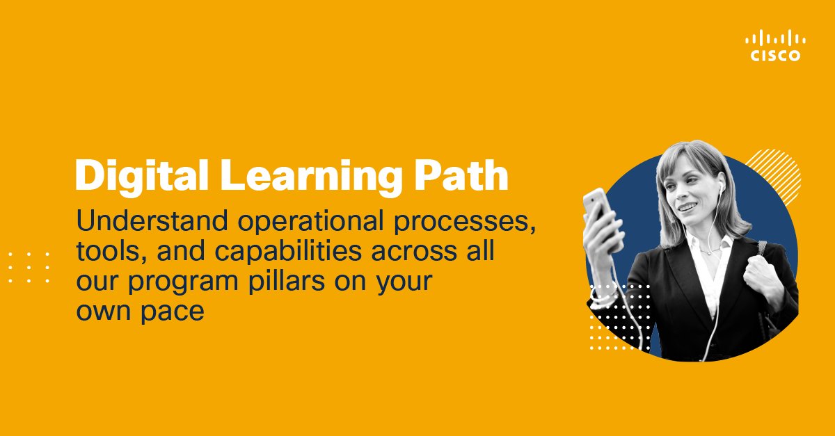 Hey, #CiscoPartners👋! 

We now have a self-paced Digital Learning Path set up according to your knowledge level which offers short and comprehensive videos on various topics across <a href="/Cisco/">Cisco</a> programs.

Check it out👉 cs.co/6016MKegK