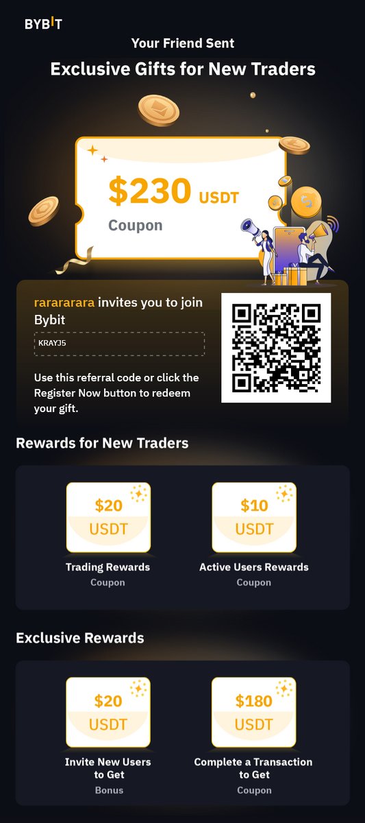 JakeNFTStudio's tweet image. Code for a $20 bonus and for receiving a reward for active users of $10.
Link: bybit.com/ru-RU/invite?r…

#Crypto #Bybit #FreeCrypto