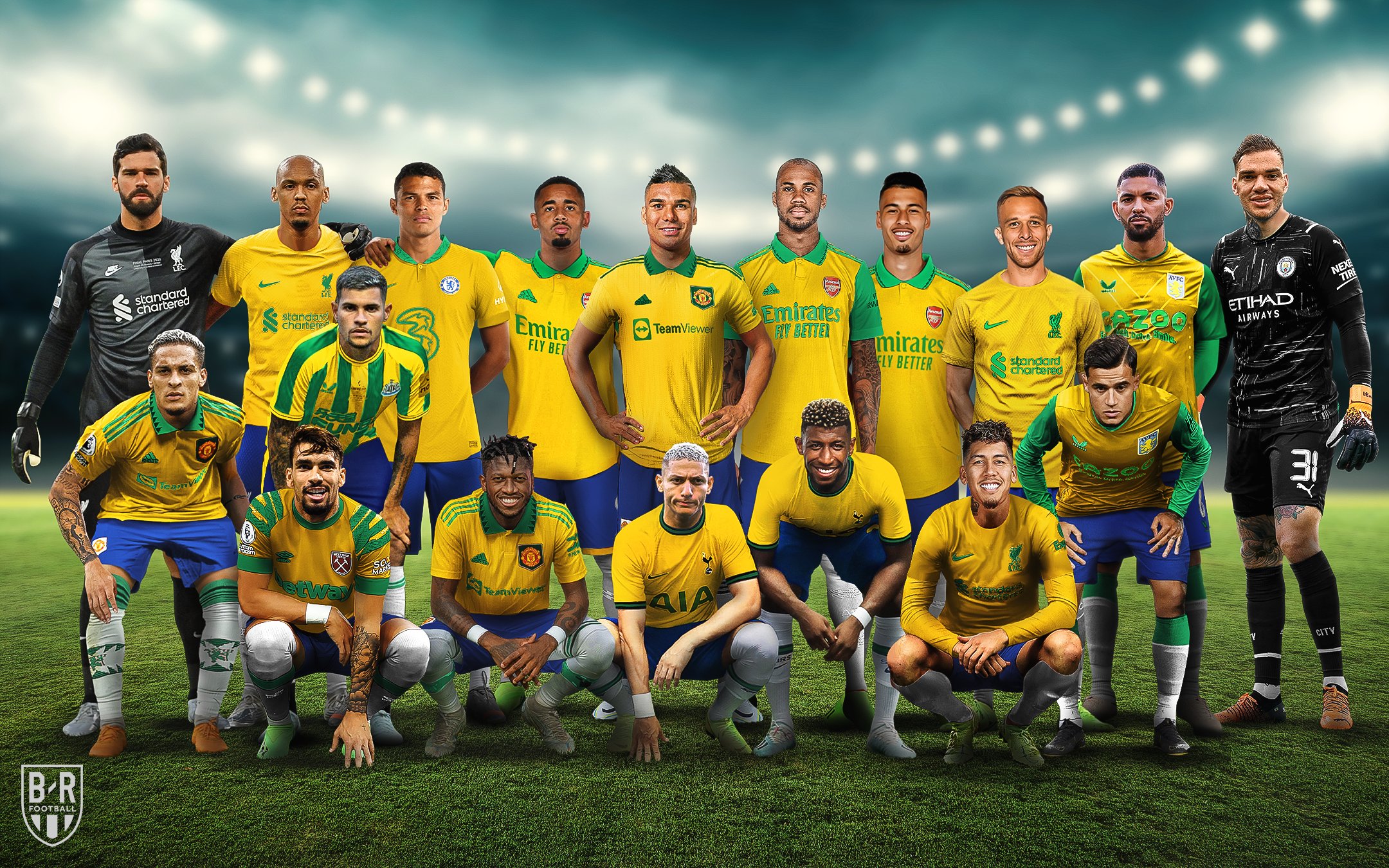 B/R Football on X: The Premier League is full of Brazilian talent