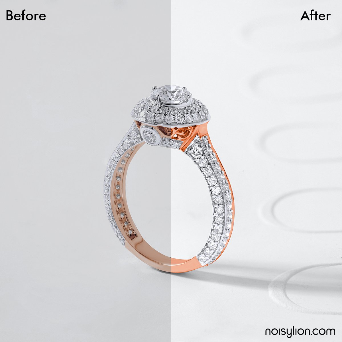 NoisyLion's tweet photo. Will you ever buy a diamond without shine?✨
Then why should its image be dull?

Make your images bright and beautiful at https://t.co/yPa61vWCM0 

#diamondretouching
#jewelryretouching
#productretouching
#ecommerceretouching
#noisylionretouching https://t.co/bfEyt2ovQV