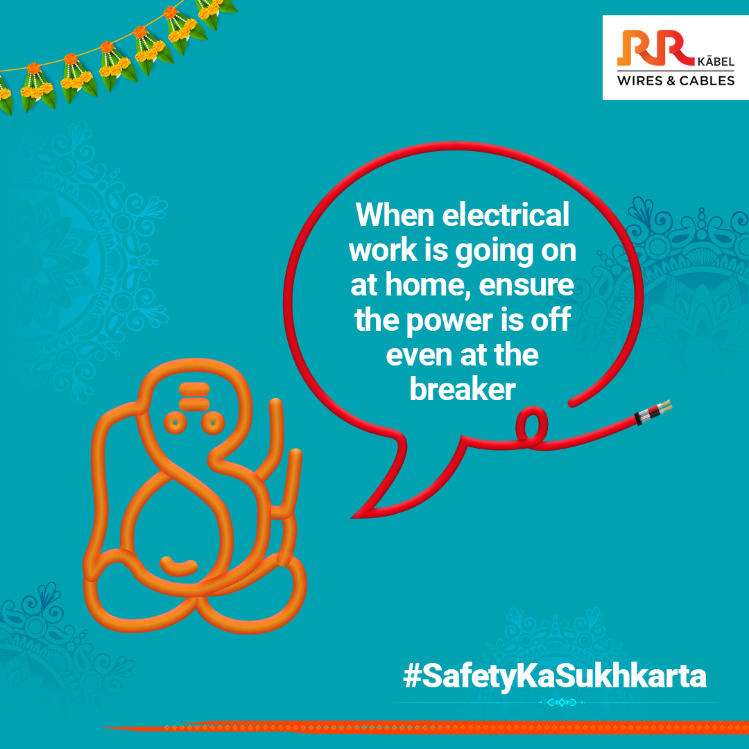 _RRKabel's tweet photo. Sukhkarta knows it and you should too. Because checking on safe wiring at home is always a good beginning. So, this #GaneshChaturthi, let’s listen to him and continue our celebrations with safety at home in mind.
#SafetyKaSukhkarta #RRKabel #Safety #GoodBeginning #Blessings https://t.co/NEyTr8BSiI