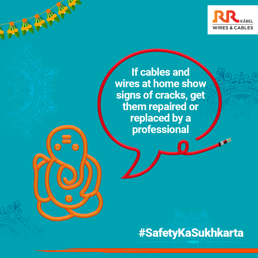_RRKabel's tweet photo. Sukhkarta knows it and you should too. Because checking on safe wiring at home is always a good beginning. So, this #GaneshChaturthi, let’s listen to him and continue our celebrations with safety at home in mind.
#SafetyKaSukhkarta #RRKabel #Safety #GoodBeginning #Blessings https://t.co/aAh2TEfdjT