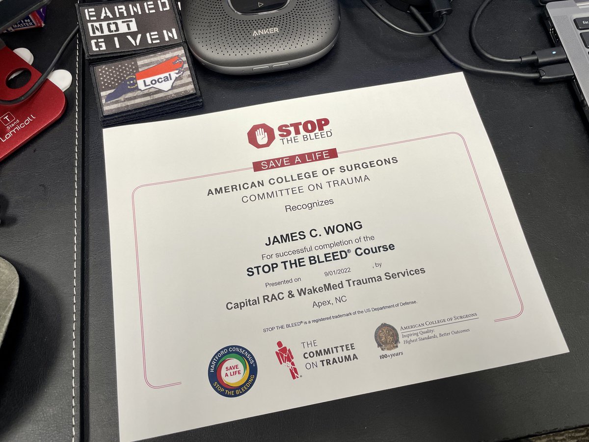 CommunityMGR's tweet image. Just another Thursday evening, Lol. 

#ApexCERT #StopTheBleed #IfNotMeThenWho