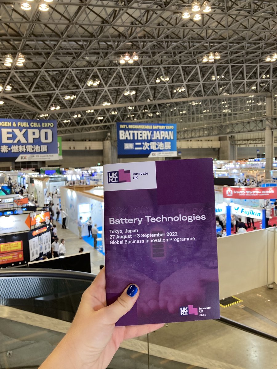 IUK_London's tweet photo. Empowering their innovative thinking, day four and five of the @innovateuk #BatteryTechGBIP journey onto the famous Battery Japan at the World Smart Energy Week 2022, exploring and engaging with exhibitors. A great way to end a global opportunity! #innovateukedge #battery https://t.co/u917au4CEe