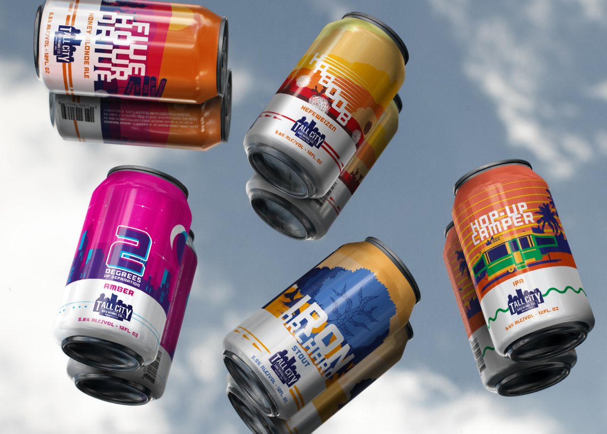 Long weekends call for cold beers. Here are a few fun ones we designed for our friends at <a href="/tallcitybrewing/">Tall City Brewing Co.</a> 

What are you drinking this weekend?

#beer #craftbeer #graphicdesign #cheers #LaborDayWeekend