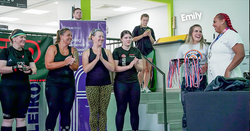 mndassoc's tweet photo. While training for the Tokyo Olympics, weightlifter @EmilyGodley received news her mum, Celia, had MND. Sadly, she died before seeing Emily compete.

This Sunday is Emily's ‘Lift Me Up’ event. Last year, the team raised an amazing £13,000 🏋️‍♀️ good luck this weekend! #TeamMND