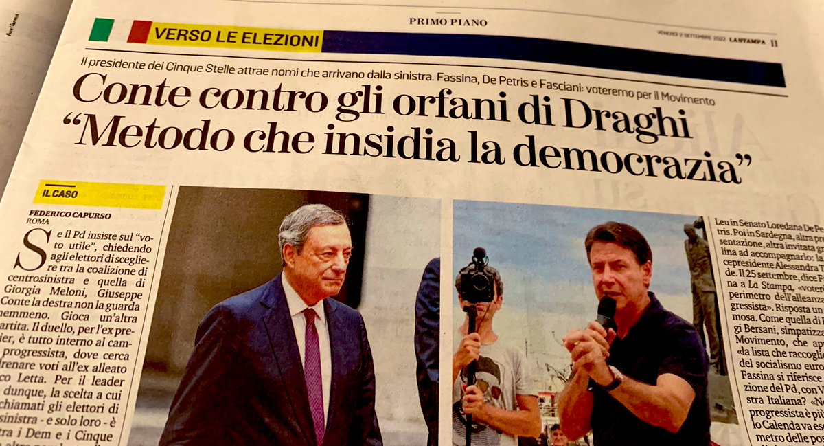OGiannino's tweet photo. Eccerto, preferire Draghi “insidia la democrazia”, invece Conte dicendo no al gasdotto East Med per far piacere a Putin e invitando truppe russe a spiare in ITA la rafforzava, la democrazia. È proprio vero quel che diceva Voltaire: “di solito sono i furfanti a guidare i fanatici” https://t.co/mjLykUuYAO